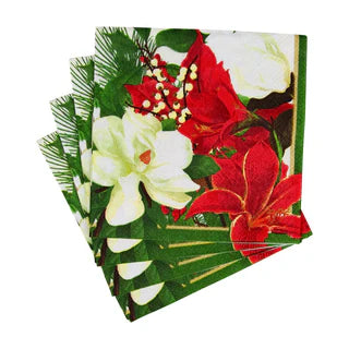 Servilletas de Cócktail Christmas Garden