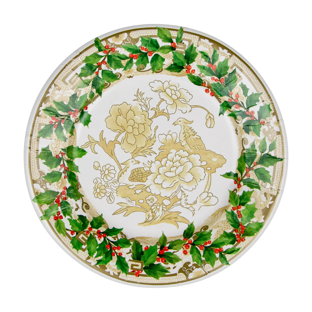 Platos de cartón de postre diseño porcelana