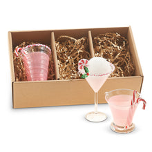 Cargar imagen en el visor de la galería, Set de tres vasos de cocktail de Peppermint
