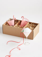 Cargar imagen en el visor de la galería, Set de tres vasos de cocktail de Peppermint