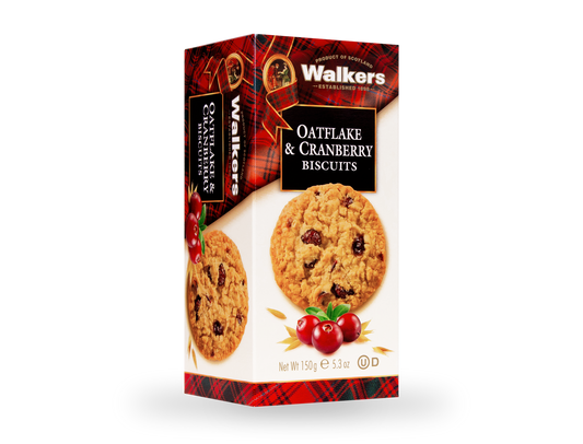 Galletas con copos de avena y arándanos