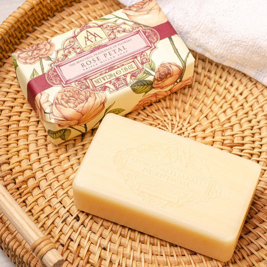 Pastilla de jabón olor rosa