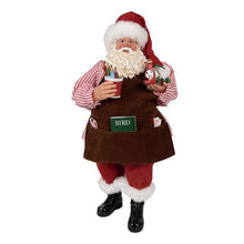 Cargar imagen en el visor de la galería, Figura de Santa Claus con delantal, juguetes y lápices