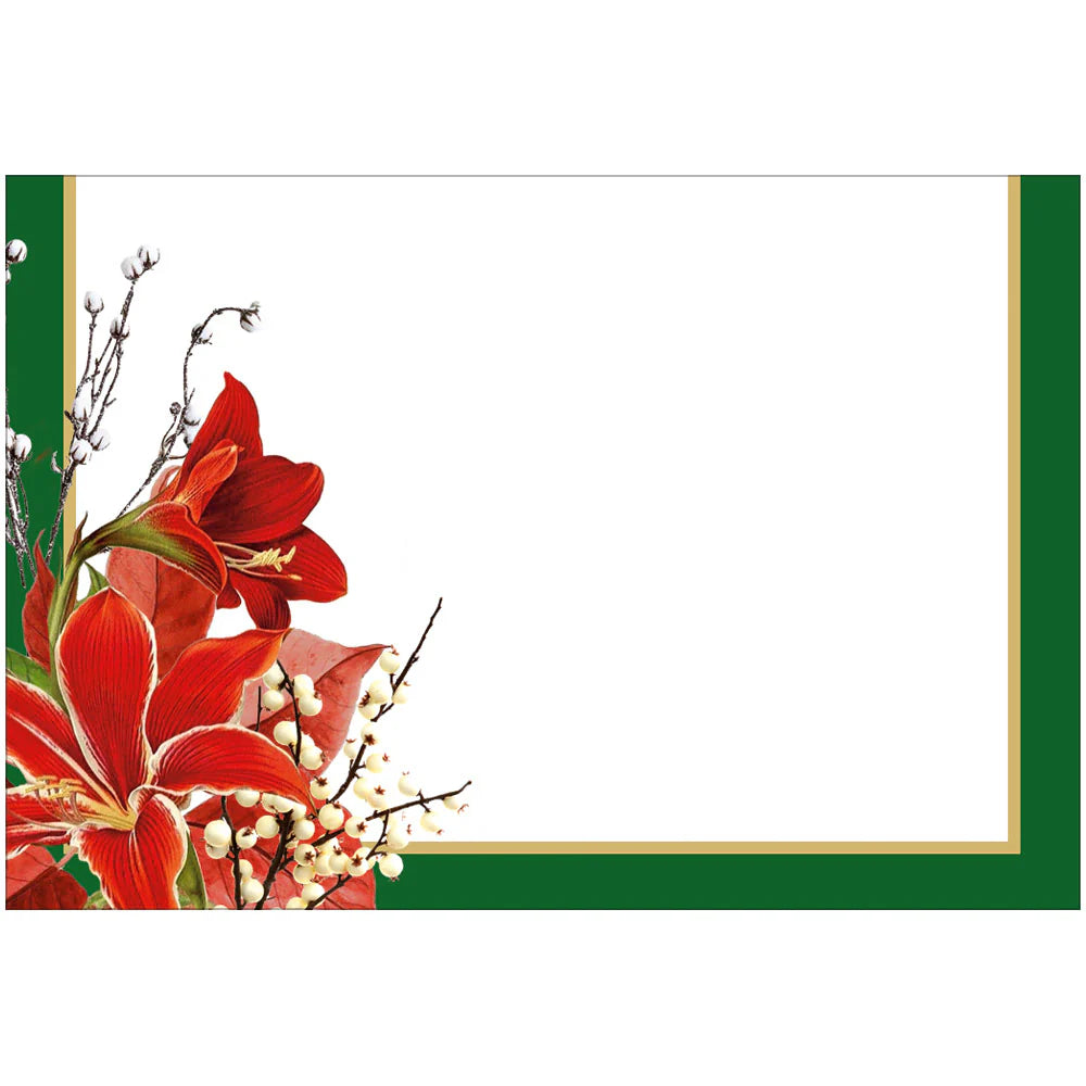 Tarjetas de sitio de mesa diseño Christmas Garden