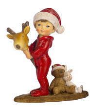 Cargar imagen en el visor de la galería, Figuras en forma de niños con gorro de Santa