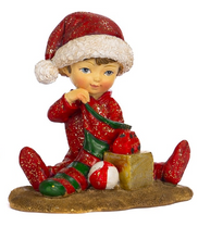 Cargar imagen en el visor de la galería, Figuras en forma de niños con gorro de Santa