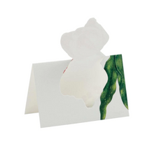 Cargar imagen en el visor de la galería, Tarjeta de lugar diseño arreglo de invierno