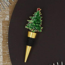 Cargar imagen en el visor de la galería, Tapón para botella con diseño de árbol de Navidad