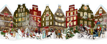 Cargar imagen en el visor de la galería, Calendario de Adviento Tríptico Casas en Navidad