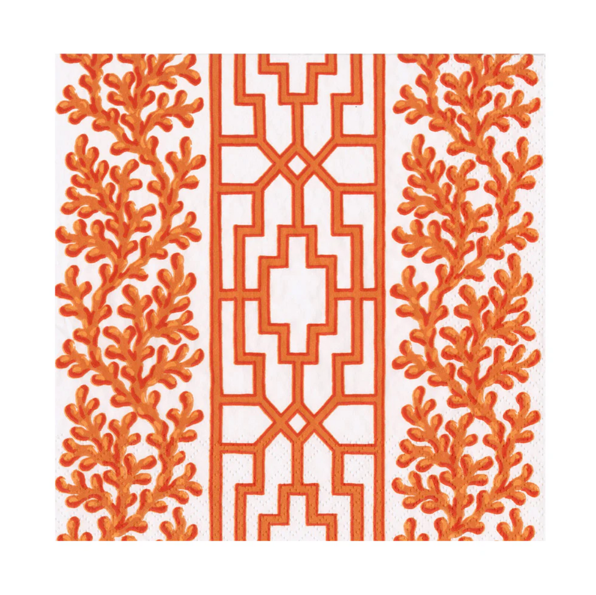 Servilletas almuerzo de papel diseño Coral And Trellis Coral