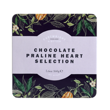 Cargar imagen en el visor de la galería, Selección de corazones de chocolate con praliné en lata