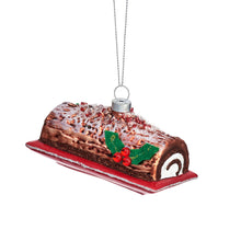 Cargar imagen en el visor de la galería, Adorno de árbol en forma de tronco de Navidad