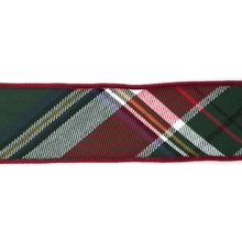 Cargar imagen en el visor de la galería, Cinta tartán verde y rojo moldeable