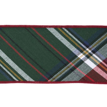 Cargar imagen en el visor de la galería, Cinta tartán verde y rojo moldeable