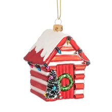 Cargar imagen en el visor de la galería, Decoración de árbol en forma de casa de playa navideña