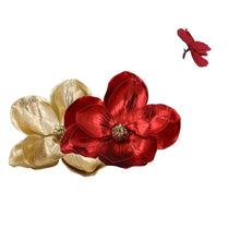 Cargar imagen en el visor de la galería, Magnolias metalizadas con Clip