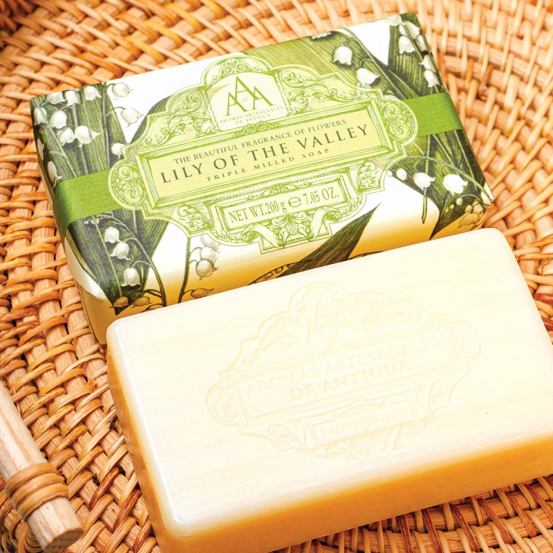 Pastilla de jabón muguet 200 g