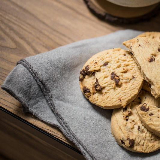 Galletas de mantequilla con pepitas de chocolate sin gluten
