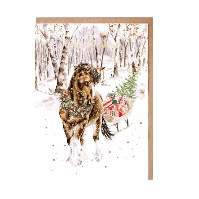 Pack tarjetas de Navidad "Paseo en Trineo Nevado"