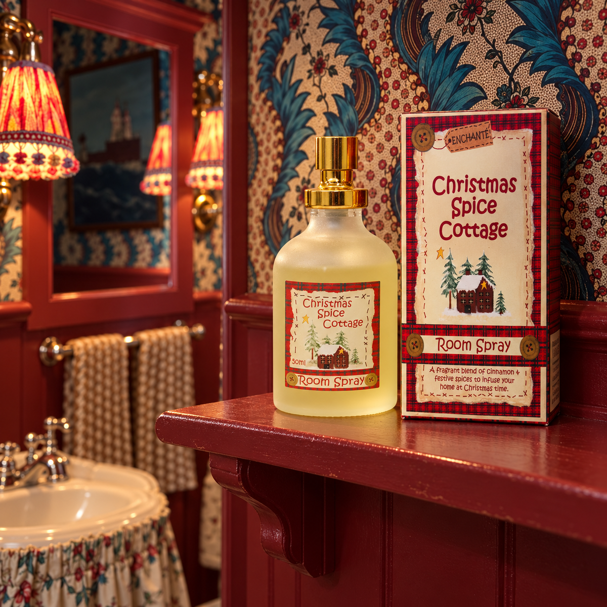 christmas spice cottage room spray
