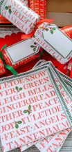 Cargar imagen en el visor de la galería, Servilletas almuerzo de papel diseño alegría de Navidad