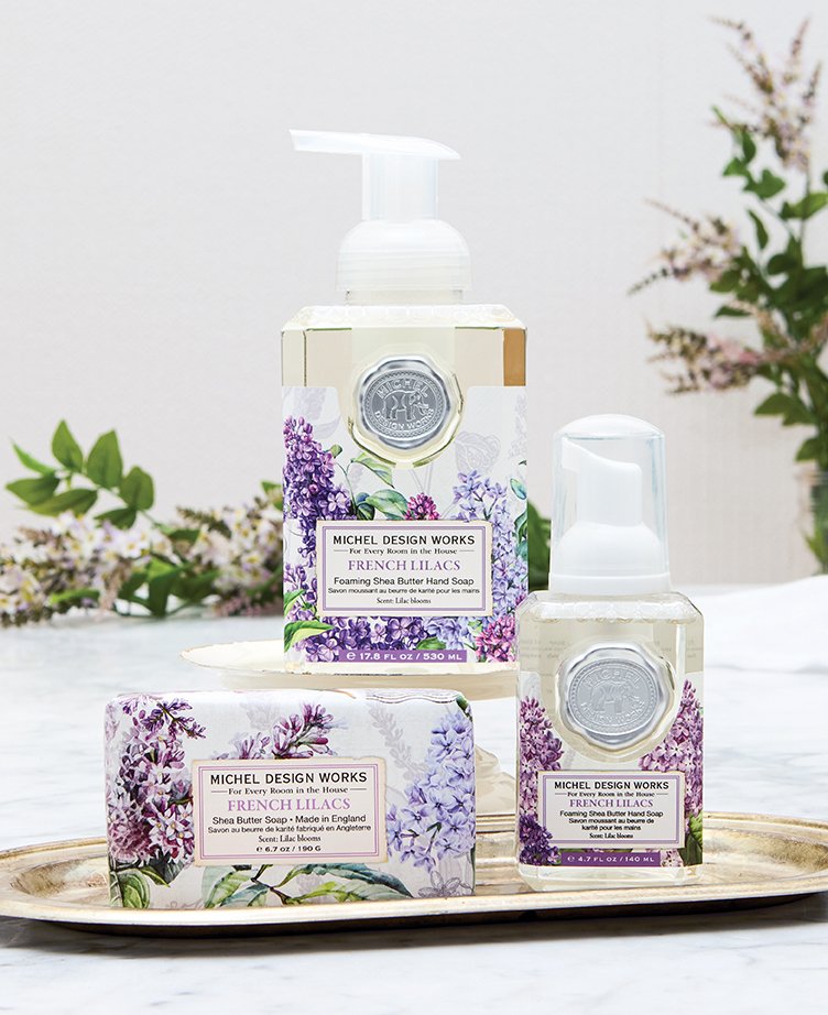 Jabón de manos espumoso aroma Lilas