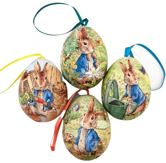 Huevos metálicos para colgar Peter Rabbit