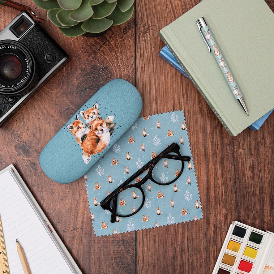 Funda de gafas diseño zorros