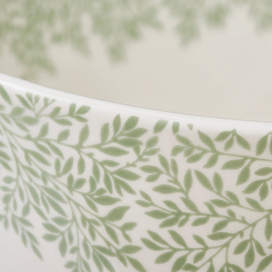 Fuente redonda diseño William Morris