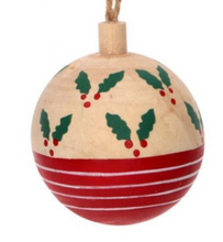 Cargar imagen en el visor de la galería, Adornos Bolas de madera para el árbol