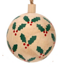 Cargar imagen en el visor de la galería, Adornos Bolas de madera para el árbol