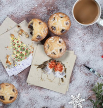 Cargar imagen en el visor de la galería, Servilletas almuerzo de papel diseño petirrojo