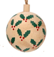 Cargar imagen en el visor de la galería, Adornos Bolas de madera para el árbol