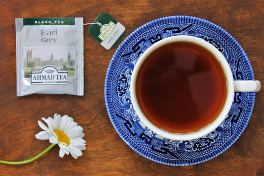 Té Earl grey desteinado