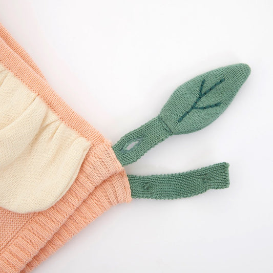 Gorrito flor niños de 0-9 meses