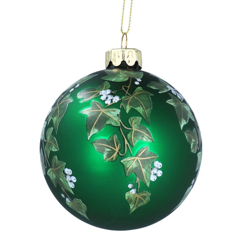 Bola de Navidad de Cristal Luz del Bosque