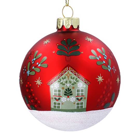 Bola de cristal casa alpina