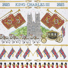 Cargar imagen en el visor de la galería, Trapo de cocina diseño Coronación Carlos III Hillsborough