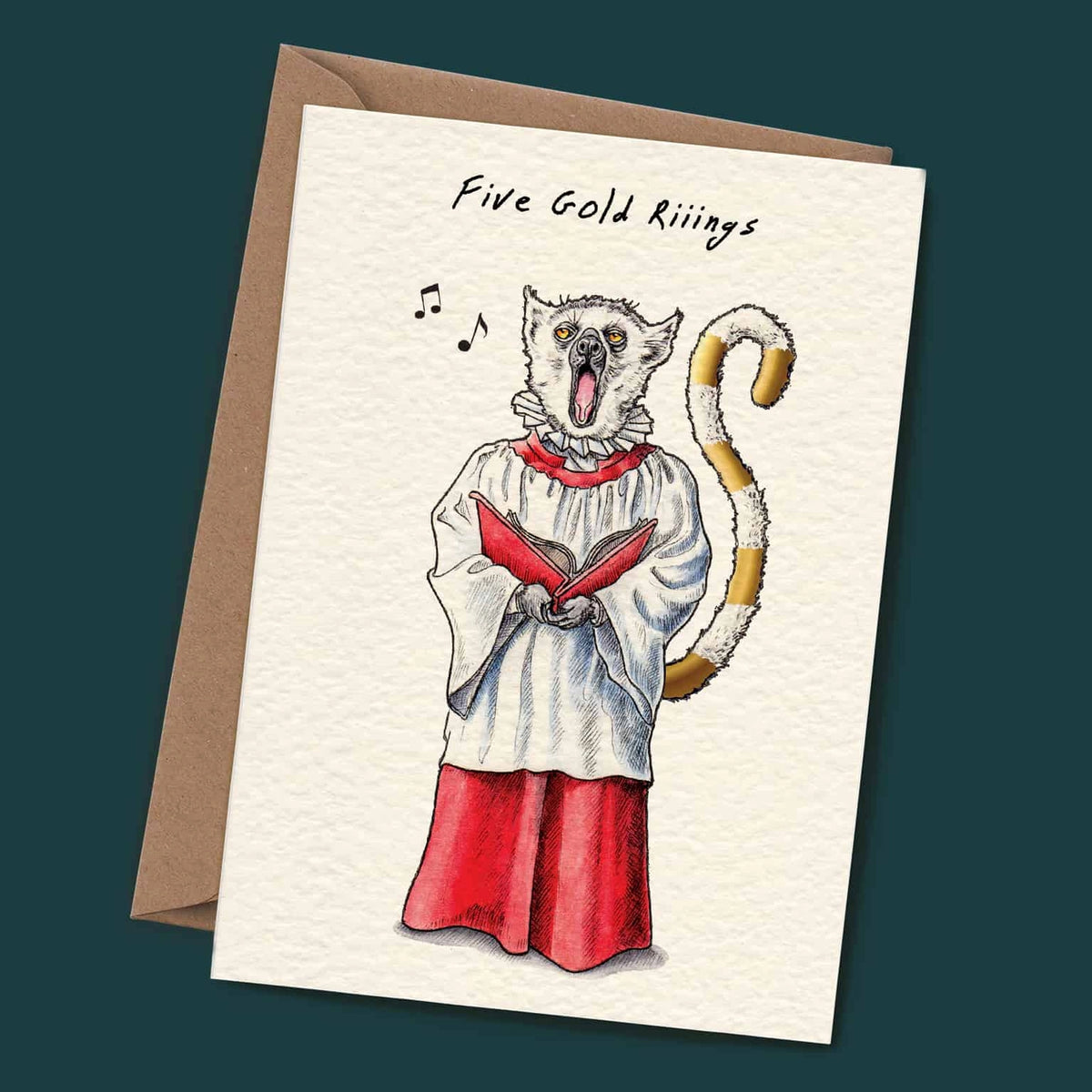 Pack de 12 tarjetas de Navidad “12 Days of Christmas”