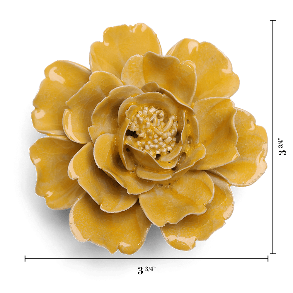 Flor de cerámica nacimiento de junio fresca de primavera