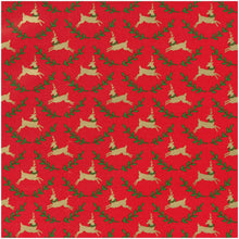 Cargar imagen en el visor de la galería, Rollo de papel de regalo rojo renos
