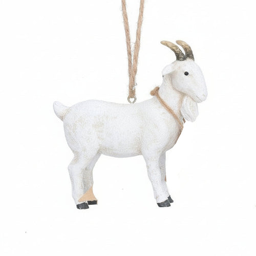 Adorno navideños diseño cabra de granja