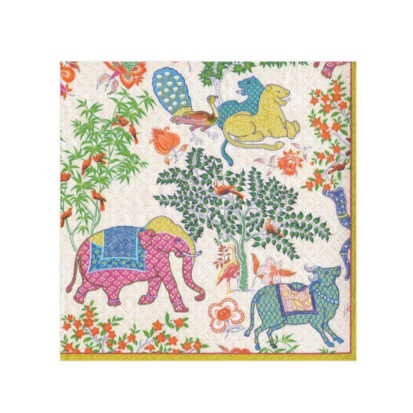 Servilletas almuerzo de papel Jardines de Mysore