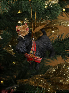 Adorno para el árbol de Scottie con corona