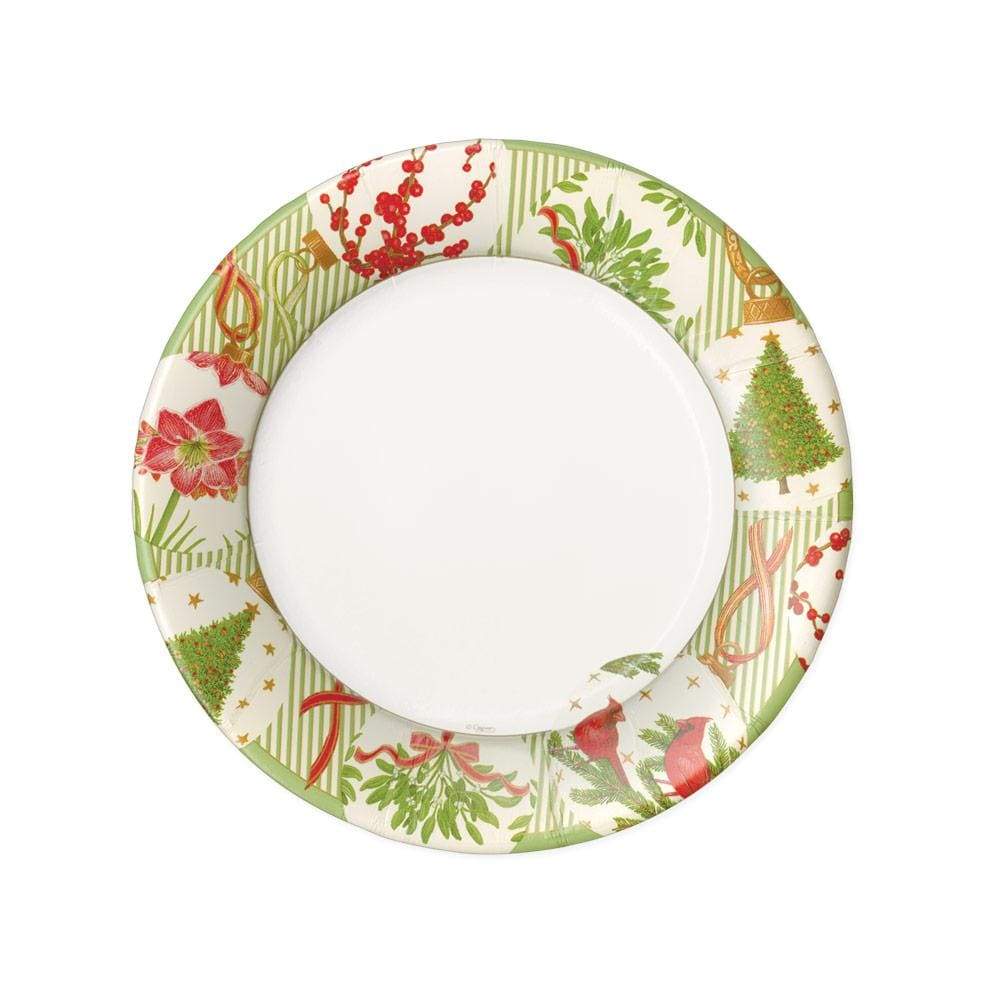 Platos de cartón de postre diseño Botanical Ornaments