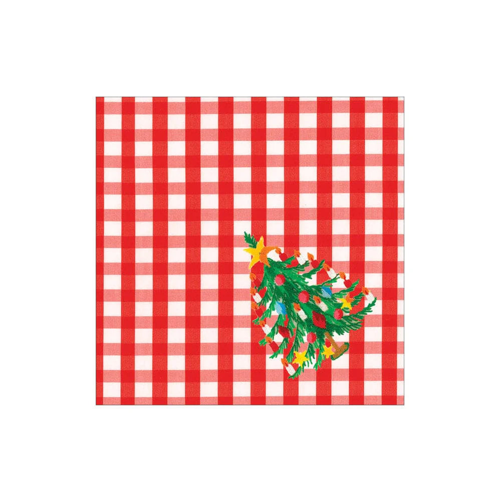 Servilletas cocktail de papel diseño Christmas Tree