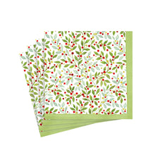 Cargar imagen en el visor de la galería, Servilletas Cocktail de papel diseño Twining Greenery