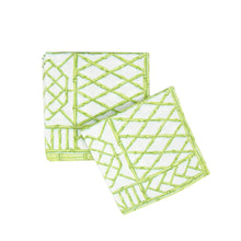 Cargar imagen en el visor de la galería, Servilletas cocktail de papel celosía de bambú