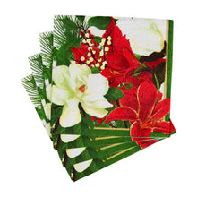 Cargar imagen en el visor de la galería, Servilletas de Cócktail Christmas Garden