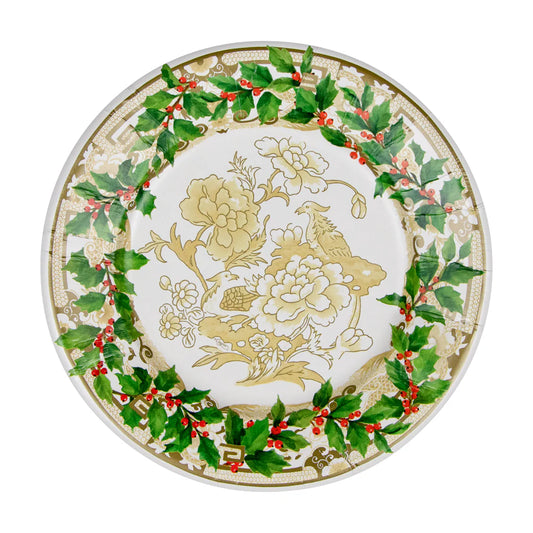 Platos de cartón de postre diseño porcelana